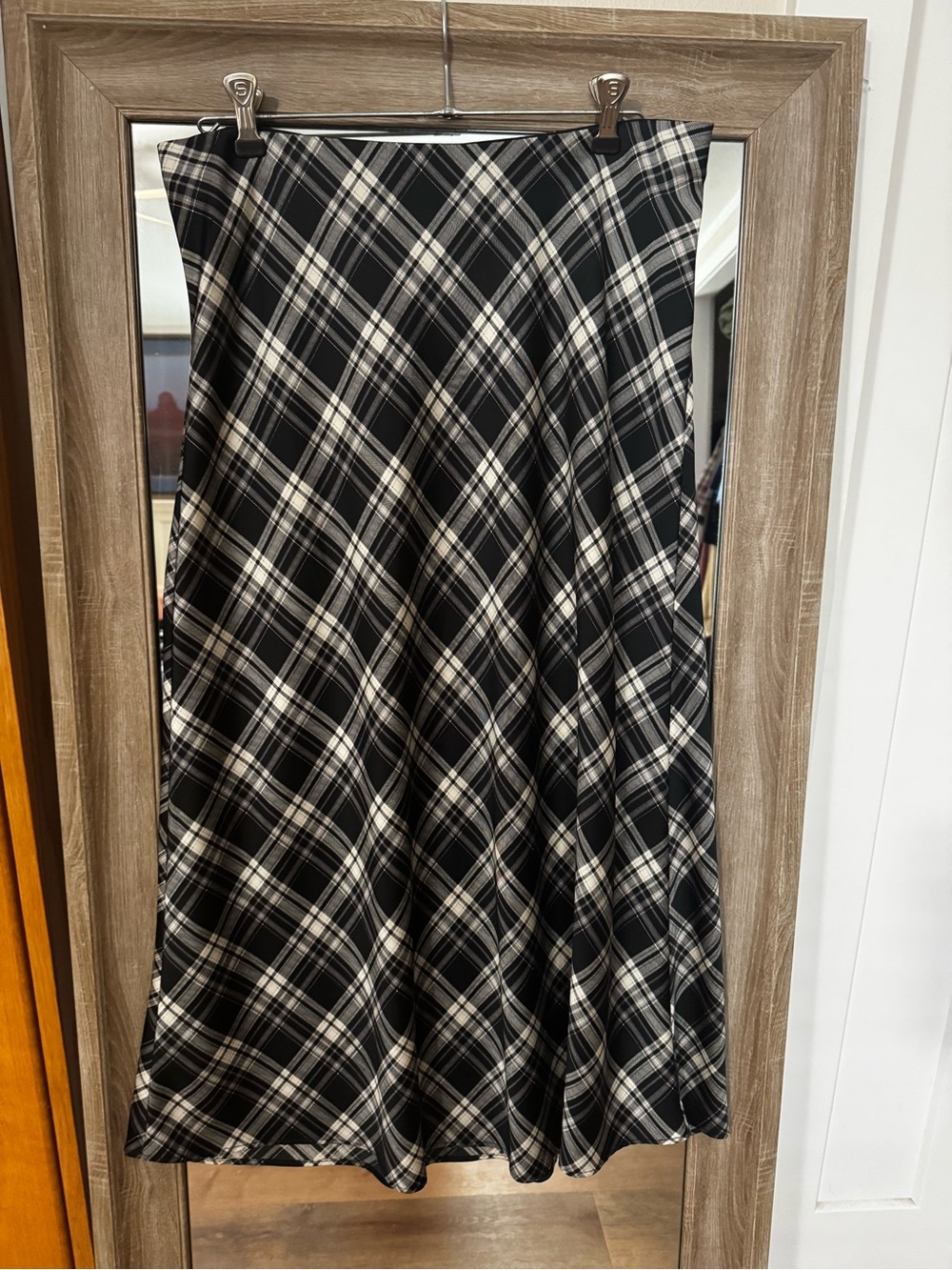 J Crew Plaid Midi Skirt - Picture 2 of 4
